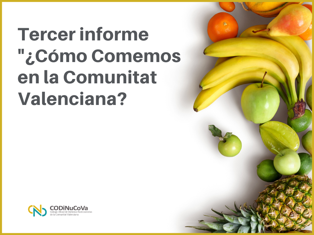 Informe cómo comemos en la CV