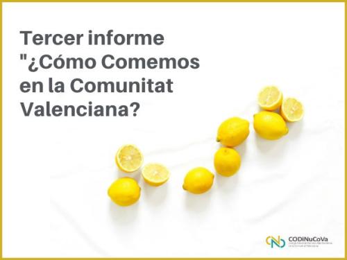 informe cómo comemos en la CV